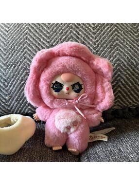 bb3 pink cherry blossom plush pendant